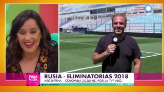 Elminatorias Rusia 2018 Palpitando Argentina  Colombia en Pura Vida Cada Día [upl. by Liban325]