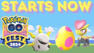 GET SHINY JANGMOO LARVESTA amp EMOLGA NOW GO FEST IS EARLY [upl. by Nalac]