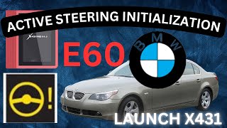 Active Steering Initialization On A BMW E60 Steering Angle Reset [upl. by Sew]