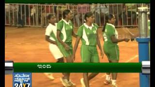 Vajpayee cup Volleyball  Karnataka women beat Tamilnadu to enter semis  Sixer  Suvarna News [upl. by Teodora]