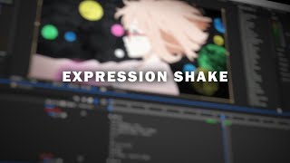 Expression Shake  After Effects Tutorial [upl. by Margalit146]