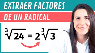 EXTRAER FACTORES del RADICAL ✅ Ejercicios con Radicales [upl. by Allehcim74]