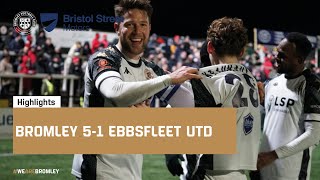 Highlights Bromley 51 Ebbsfleet United [upl. by Redfield]