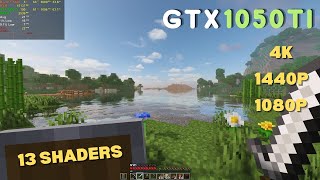 Can a 1050 Ti run Minecraft Shaders  4K  13 Shaders  120 [upl. by Maribel]