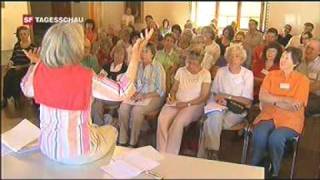 Musikdorf Ernen  Schreibseminar mit Donna Leon SF Tagesschau vom 1972011 [upl. by Tap]