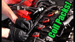 Audi 20T B8 Coil Pack Install  ECS Tuning Ignition Service Kit [upl. by Saul]