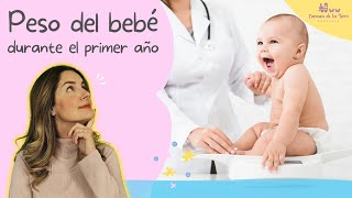 ¿CUÁNTO PESA UN BEBÉ EL PRIMER AÑO DE VIDA [upl. by Dnomal]