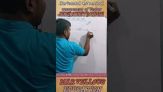 Resolution of Vectors Class 11 Physics by Marvellous Education [upl. by Ashatan795]