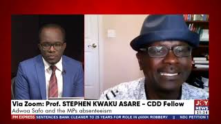 Article 97 1 C is not talking about excused absence but unexcused absence  Prof Kwaku Asare [upl. by Oilisab]