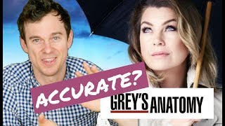 How accurate is GREY’S ANATOMY Real life DOCTOR reaction [upl. by Avahc]