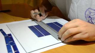 How to cut solar cells [upl. by Gnilyarg]