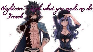 Nightcore  Look what you made me do  Parole French [upl. by Wendelin461]