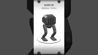 MARD 96 Bipedal Robot Type 8 animation shorts [upl. by Amanda638]