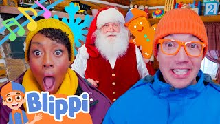 Blippi and Meekah Wish You a Blippi Christmas  Classic Holiday Nursery Rhymes for the Family [upl. by Dielu]