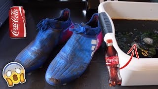 IL LAVE SES CRAMPONS AVEC DU COCA  VOILA LE RÉSULTAT [upl. by Eric130]