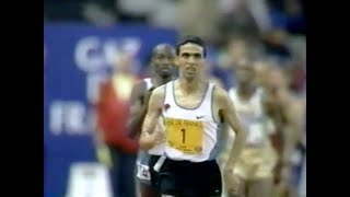 Hicham El Guerrouj vs Bernard Lagat  Mens 1500m  2002 Paris Grand Prix [upl. by Ecyarg]