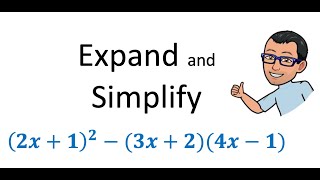 Factoring Prep  Expand and Simplify Grade 10 [upl. by Pilloff]