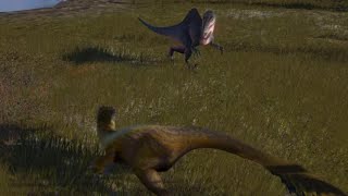 Jurassic World Evolution 2 Spinoraptor vs Utahraptor [upl. by Daigle]