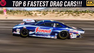 New Forza Horizon 5 Top 6 Fastest Drag Cars 2024 [upl. by Acinimod]