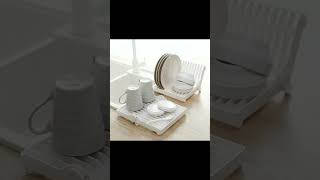 Foldable dish rack 🤍shortvideo viralvideo shortsviral foryou [upl. by Ronica969]