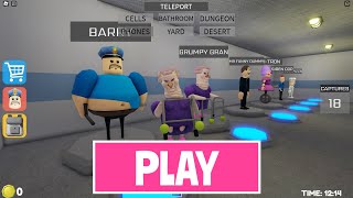 LIVE  PLAYING As NEW Barry MORPHS also USING POWERS NEW ROBLOX BARRYS PRISON RUN V2 OBBY [upl. by Gretta817]