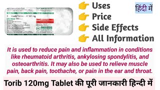 Torib 120mg Tablet Uses Benefits Price Side Effects ETORICOXIB 120 Full Information [upl. by Riccio762]