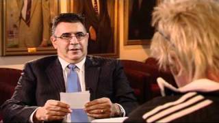 Strauchanie v Andrew Demetriou  Channel Ten AFL [upl. by Norrat]