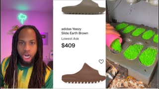 Making the Adidas Yeezy slides 99 profit 🫨 [upl. by Alvira46]