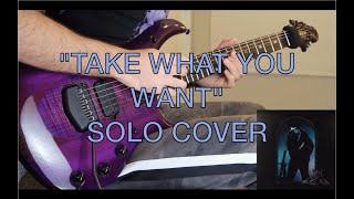 Post Malone amp Ozzy Osbourne Take What You Want Guitar Solo Cover [upl. by Anialem]