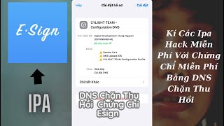 DNS Chặn Thu Hồi Chứng Chỉ Mới Nhất Cho Esign  Revoke Esign Cert Update IOS  Chặn Cập Nhật IOS [upl. by Lindemann891]