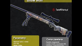 KARABIN SNAJPERSKI SW04 FIRMY SNOW WOLF  TANIEMILITARIAPL [upl. by Amsden]