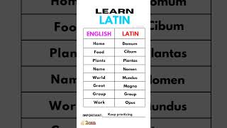 Learn LatinVocabularyNo2 [upl. by Earased]