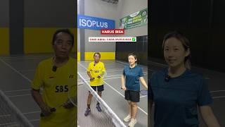 Badminton Beginner badminton latihanbackhand badmintonequipment badmintongear badmintontalk [upl. by Merriott]