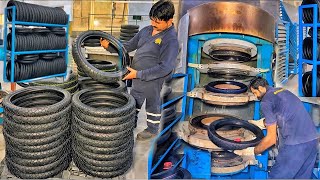 The Inside Manufacturing Process Of Suzuki Heavy Bike Tire  Advanced Factory production [upl. by Aihsital]