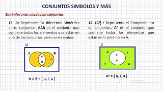 Conjuntos Símbolos y Más [upl. by Ainaznat]