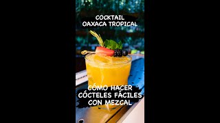 🍹Cocteles Fáciles con Mezcal 🔥 OAXACA TROPICAL 🔥 [upl. by Ennovehs]