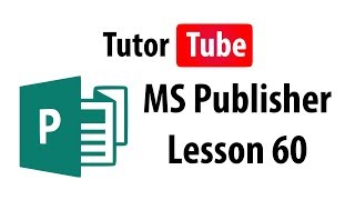 MS Publisher Tutorial  Lesson 60  Inserting Symbols [upl. by Onaimad832]