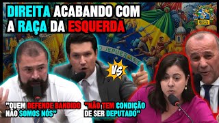 Paulo Bilynskyj e Gilson Marques calam a boca de Sâmia Bomfim e Helder Salomão [upl. by Gnex]