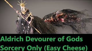 Dark Souls III  Aldrich Devourer of Gods Sorcery Only Guide [upl. by Eikin]