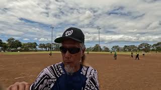 Wednesday Senior Softball games at the Patsy Mink Central Oahu Regional Park [upl. by Atinnod]