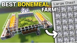 Minecraft Fastest Bone Meal Farm In 121 Minecraft  1800 Perh [upl. by Adranoel941]