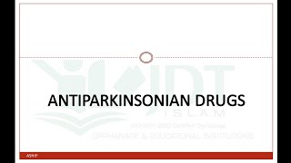 ANTIPARKINSONIAN DRUGS Pharmacology Levodopa Carbidopa Selegiline Amantadine Benzhexol [upl. by Ahsiled]