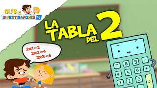 LA TABLA DEL 2  TABLAS DE MULTIPLICAR  CLUB DE INVESTIGADORES  education for kids [upl. by Sirtimid]