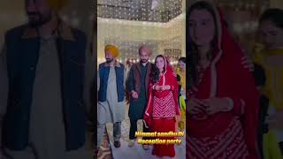 Himmat sandhu Reception party ￼after marriage himmatsandhu wife party house enjoy newlifewmk [upl. by Nohtahoj]