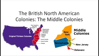 Middle Colonies and Slavery MYPAP US History [upl. by Eisus]