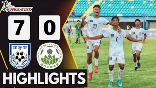 Bangladesh vs Macao Highlights। AFC U17 Asian Cup Qualifiers [upl. by Diver]