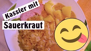 Kassler mit Sauerkraut  Monsieur Cuisine Plus [upl. by Anivel]