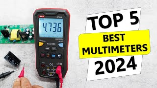 ✅BEST MULTIMETERS REVIEW in 2024  TOP 5 BEST MULTIMETERS [upl. by Ilarin]