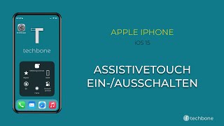 AssistiveTouch einausschalten  Apple iPhone iOS 15 [upl. by Litha]