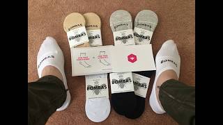 Unboxing Bombas Invisible Socks No Show BOMBAS beebetter [upl. by Aelat]